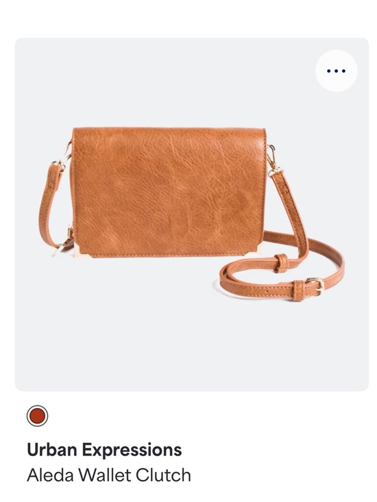 Urban Expressions Handbags - Urban Expressions Tan Crossbody Wallet Clutch